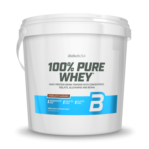 Biotech USA 100% Pure Whey Πρωτεΐνη Ορού Γάλακτος Χωρίς Γλουτένη 4000gr