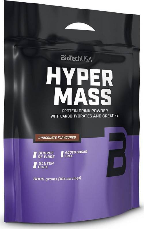 Biotech USA Hyper Mass Drink Powder with Carbohydrates & Creatine Χωρίς Γλουτένη 6800gr