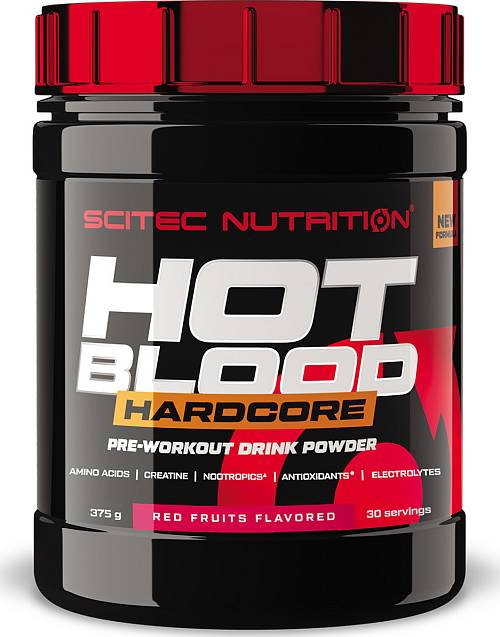 Scitec Nutrition Hot Blood Hardcore Συμπλήρωμα Pre Workout 375gr