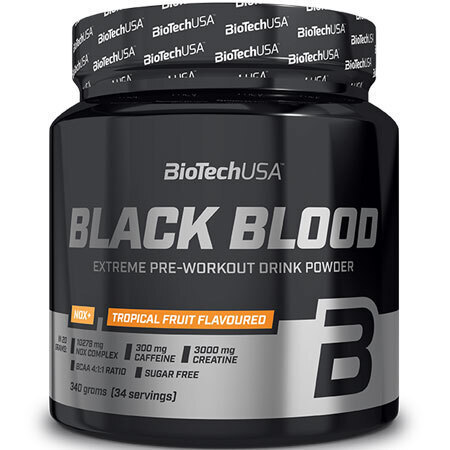 Biotech USA Black Blood Nox+ Συμπλήρωμα Pre Workout 340gr