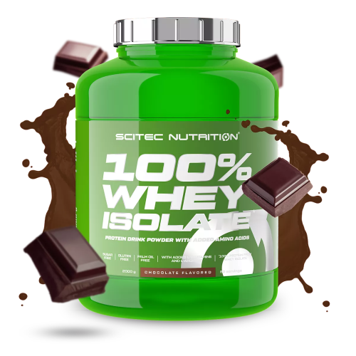 Scitec Nutrition 100% Whey Isolate Drink Powder with Added Amino Acids Πρωτεΐνη Ορού Γάλακτος Χωρίς Γλουτένη 2000gr