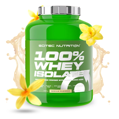 Scitec Nutrition 100% Whey Isolate Drink Powder with Added Amino Acids Πρωτεΐνη Ορού Γάλακτος Χωρίς Γλουτένη 2000gr