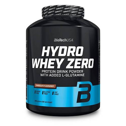 Biotech USA Hydro Whey Zero with L-Glutamine Πρωτεΐνη Ορού Γάλακτος Χωρίς Γλουτένη 1816gr