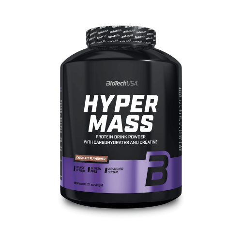 Biotech USA Hyper Mass Drink Powder with Carbohydrates & Creatine Χωρίς Γλουτένη 4000gr