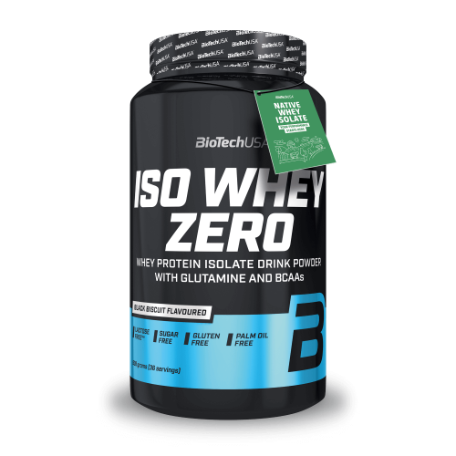 Biotech USA Iso Whey Zero With Glutamine & BCAAs Πρωτεΐνη Ορού Γάλακτος Χωρίς Γλουτένη & Λακτόζη 908gr