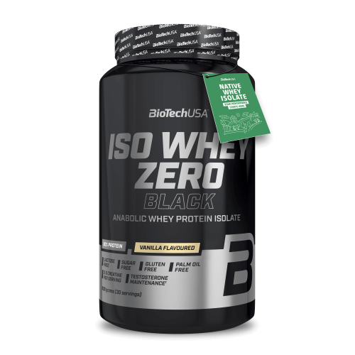 Biotech USA Iso Whey Zero Black Πρωτεΐνη Ορού Γάλακτος Χωρίς Γλουτένη & Λακτόζη 908gr