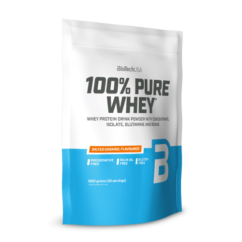 Biotech USA 100% Pure Whey Πρωτεΐνη Ορού Γάλακτος Χωρίς Γλουτένη 1000gr