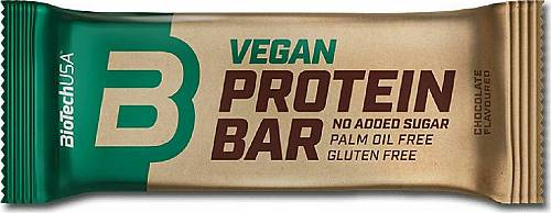 Biotech USA Vegan Μπάρα με 12gr Πρωτεΐνης & Γεύση Σοκολάτα 50gr