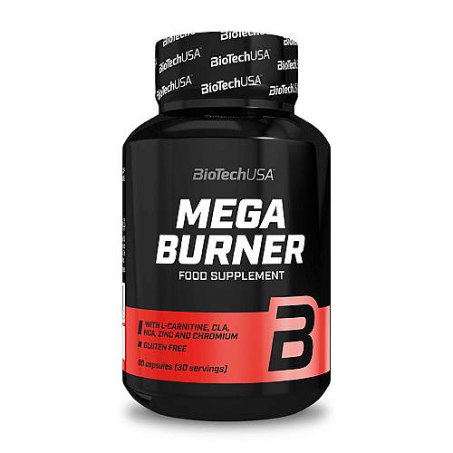 Biotech USA Mega Burner With L-carnitine, CLA, HCA, Zinc & Chromium Συμπλήρωμα Διατροφής με CLA & Καρνιτίνη