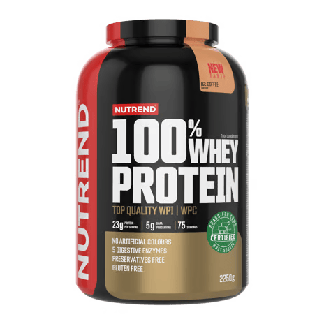Nutrend 100% Whey Πρωτεΐνη Ορού Γάλακτος Χωρίς Γλουτένη 2250gr