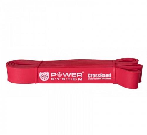 Power System Ελαστικός Ιμάντας Γυμναστικής Κόκκινος Level 3