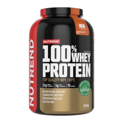 Nutrend 100% Whey Πρωτεΐνη Ορού Γάλακτος Χωρίς Γλουτένη 2250gr