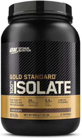 Optimum Nutrition Gold Standard 100% Isolate Πρωτεΐνη Ορού Γάλακτος Χωρίς Γλουτένη 930gr
