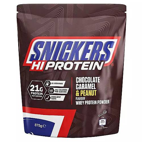 Snickers HIProtein Πρωτεΐνη Ορού Γάλακτος με Γεύση Chocolate Caramel Peanut 875gr