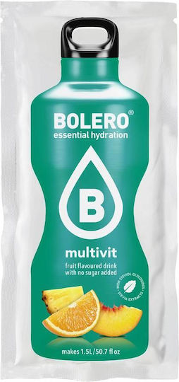 Bolero Χυμός σε Σκόνη 1.5L σε Νερό Χωρίς Ζάχαρη 9gr