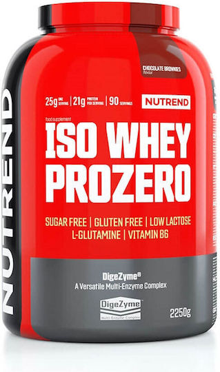 Nutrend Iso Whey Prozero Πρωτεΐνη Ορού Γάλακτος Χωρίς Γλουτένη 2.25kg