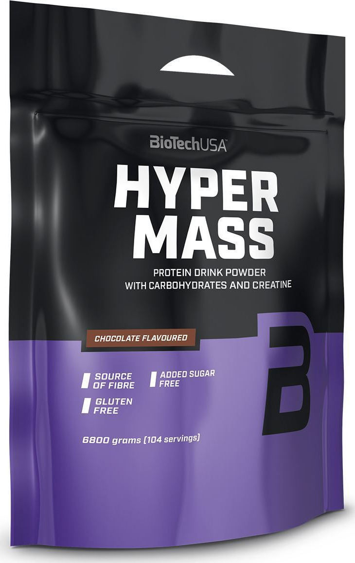 Biotech USA Hyper Mass Drink Powder with Carbohydrates & Creatine Χωρίς Γλουτένη 6800gr