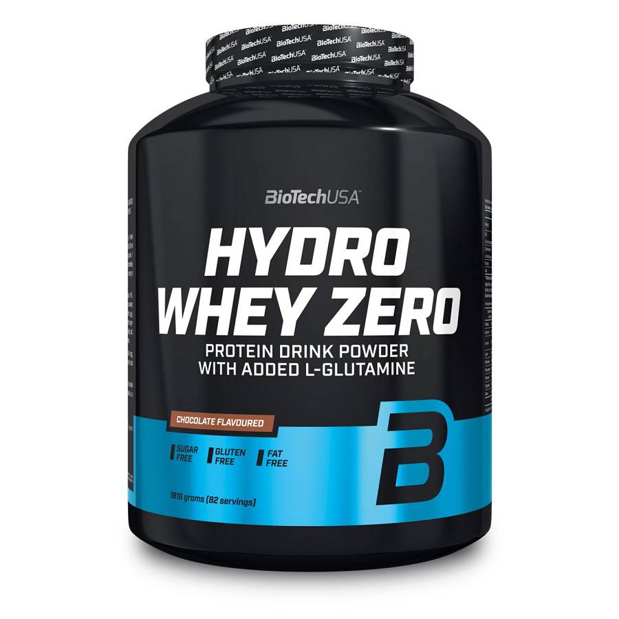 Biotech USA Hydro Whey Zero with L-Glutamine Πρωτεΐνη Ορού Γάλακτος Χωρίς Γλουτένη 1816gr