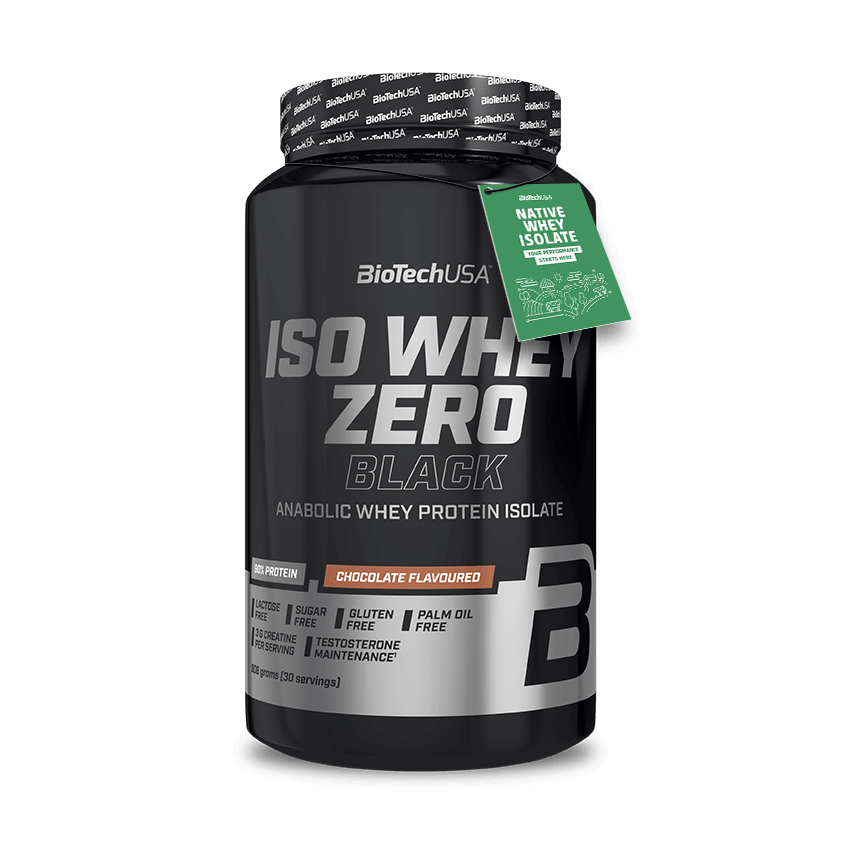 Biotech USA Iso Whey Zero Black Πρωτεΐνη Ορού Γάλακτος Χωρίς Γλουτένη & Λακτόζη 908gr