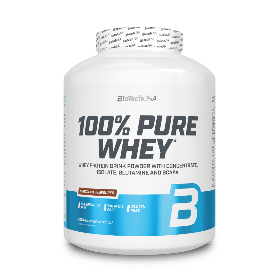 Biotech USA 100% Pure Whey Πρωτεΐνη Ορού Γάλακτος Χωρίς Γλουτένη 2270gr