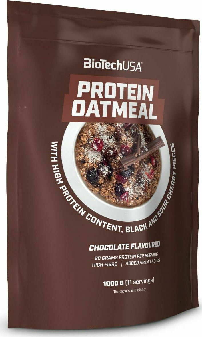 Biotech USA Μούσλι Βρώμης Protein Oatmeal Chocolate-Black Cherry-Sour Cherry 1000gr
