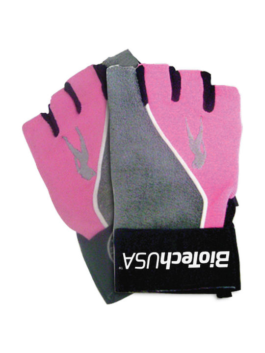 Biotech USA Pink Fit Γυναικεία Αθλητικά Γάντια Γυμναστηρίου