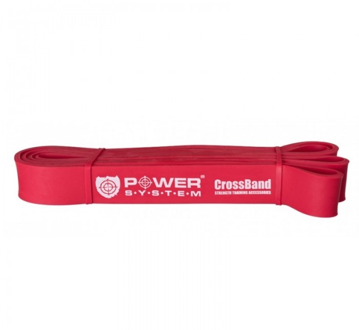 Power System Ελαστικός Ιμάντας Γυμναστικής Κόκκινος Level 3