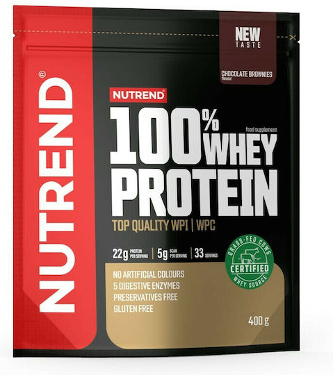 Nutrend 100% Whey Πρωτεΐνη Ορού Γάλακτος Χωρίς Γλουτένη 400gr