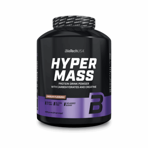 Biotech USA Hyper Mass Drink Powder with Carbohydrates & Creatine Χωρίς Γλουτένη 4000gr