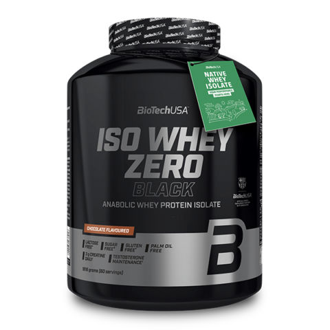 Biotech USA Iso Whey Zero Black Πρωτεΐνη Ορού Γάλακτος Χωρίς Γλουτένη & Λακτόζη 1816gr