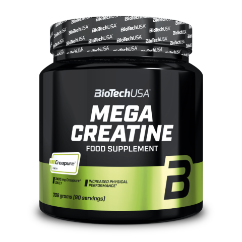 Biotech USA Mega Creatine Μικρονισμένη Μονοϋδρική Κρεατίνη Creapure Unflavoured 306gr