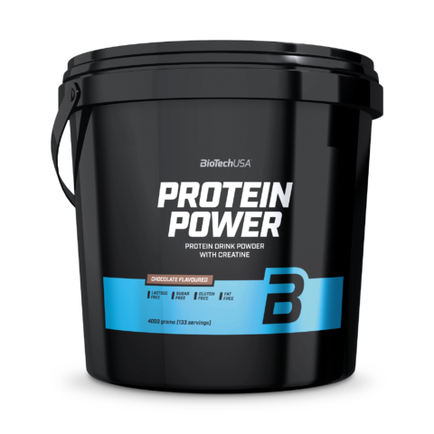 Biotech USA Protein Power with Creatine Χωρίς Γλουτένη & Λακτόζη 4000gr