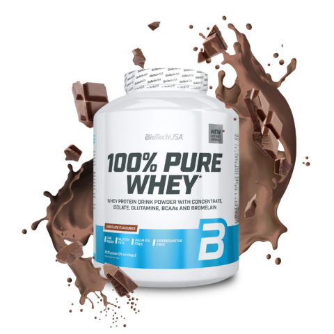 Biotech USA 100% Pure Whey Πρωτεΐνη Ορού Γάλακτος Χωρίς Γλουτένη 2270gr