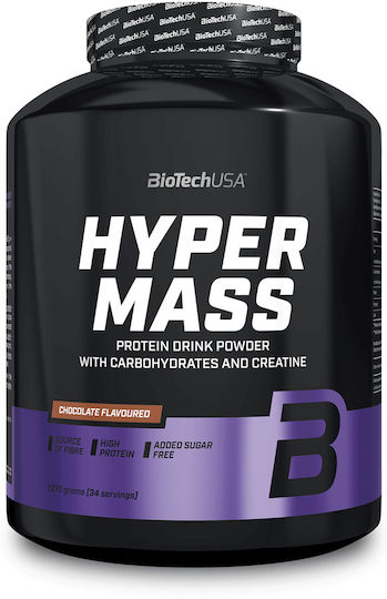 Biotech USA Hyper Mass Drink Powder with Carbohydrates & Creatine Χωρίς Γλουτένη 2270g
