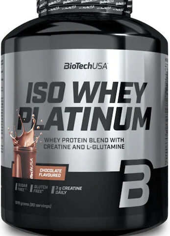 Biotech USA Iso Whey Platinum Πρωτεΐνη Ορού Γάλακτος Χωρίς Γλουτένη 1.816kg