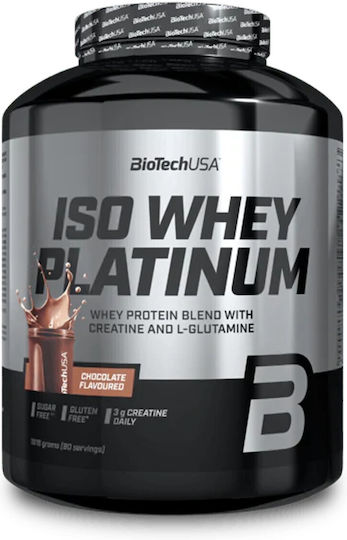 Biotech USA Iso Whey Platinum Πρωτεΐνη Ορού Γάλακτος Χωρίς Γλουτένη 1.816kg