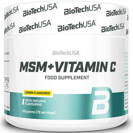 MSM + Vitamin C 1500 mg, 150 gr με γεύση Λεμόνι